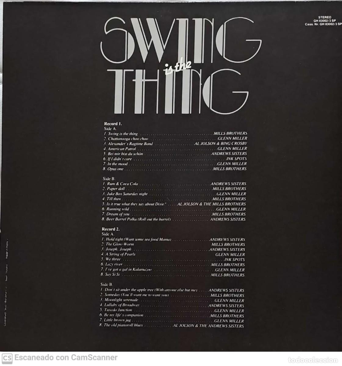 Discos de vinilo: Various &lrm;&ndash; Swing Is The Thing - Foto 3