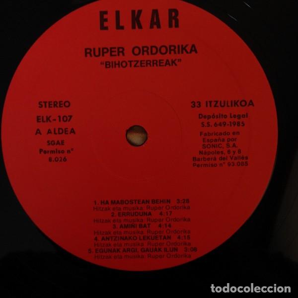 Discos de vinilo: Ruper Ordorika &ndash; Bihotzerreak - Foto 3