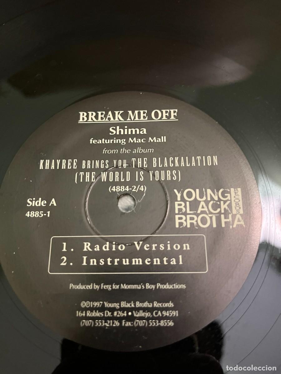 Discos de vinilo: Shima Featuring Mac Mall &lrm;&ndash; Break Me Off - Foto 3