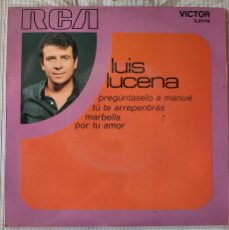 Discos de vinilo: LUIS LUCENA EP SELLO RCA VICTOR EDITADO EN ESPAÑA AÑO 1970...