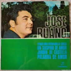 Discos de vinilo: JOSE RUANO EP SELLO COLUMBIA EDITADO EN ESPAÑA AÑO 1969...