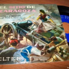 Discos de vinilo: EL SITIO DE ZARAGOZA - RONDALLA BRETON ..DIRECTOR - PEDRO S. CARDONA ..SINGLE DE BELTER DE 1973