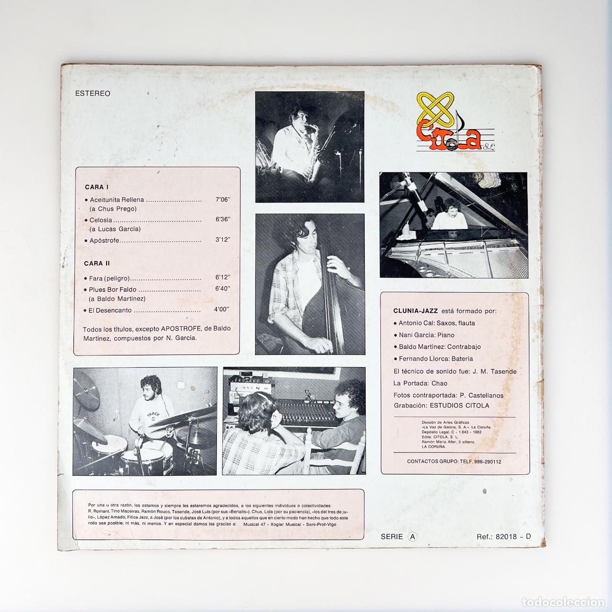 Discos de vinilo: LP. Clunia. Clunia Jazz (VG/VG) - Foto 2
