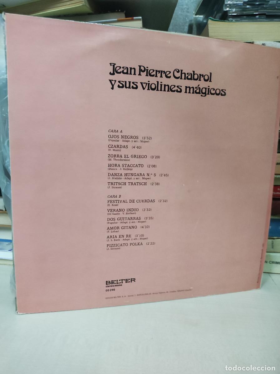 Discos de vinilo: Jean Pierre Chabrol &ndash; Y Sus Violines M&aacute;gicos - Foto 2