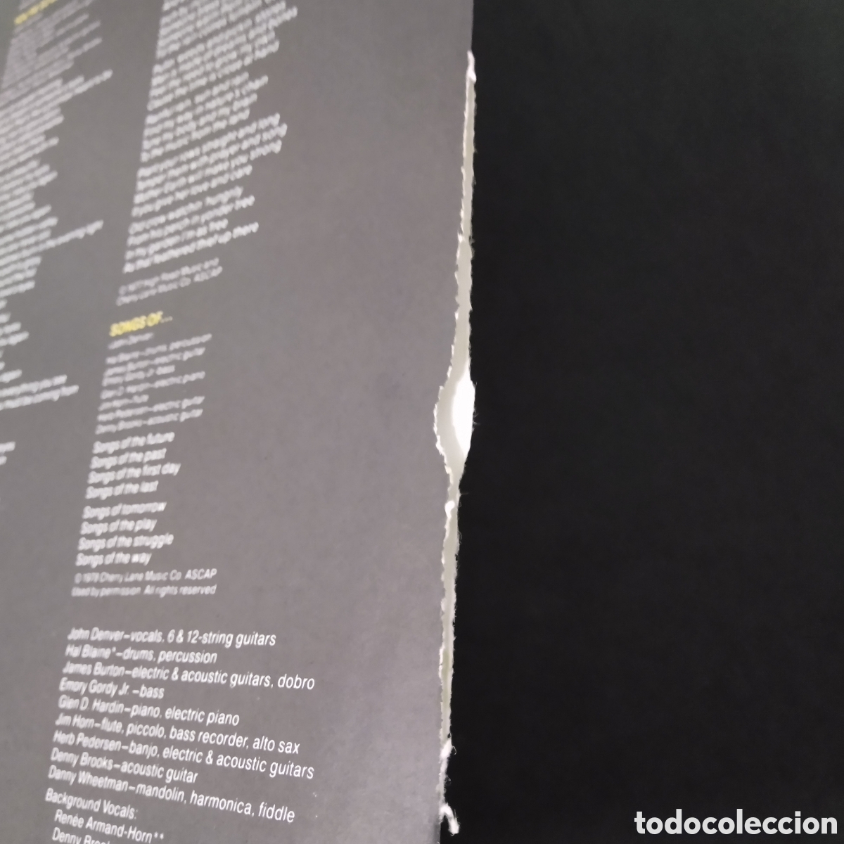 Discos de vinilo: JOHN DENVER - JD - LP - 1979 - FUNDA INTERIOR CON LETRAS - Foto 5