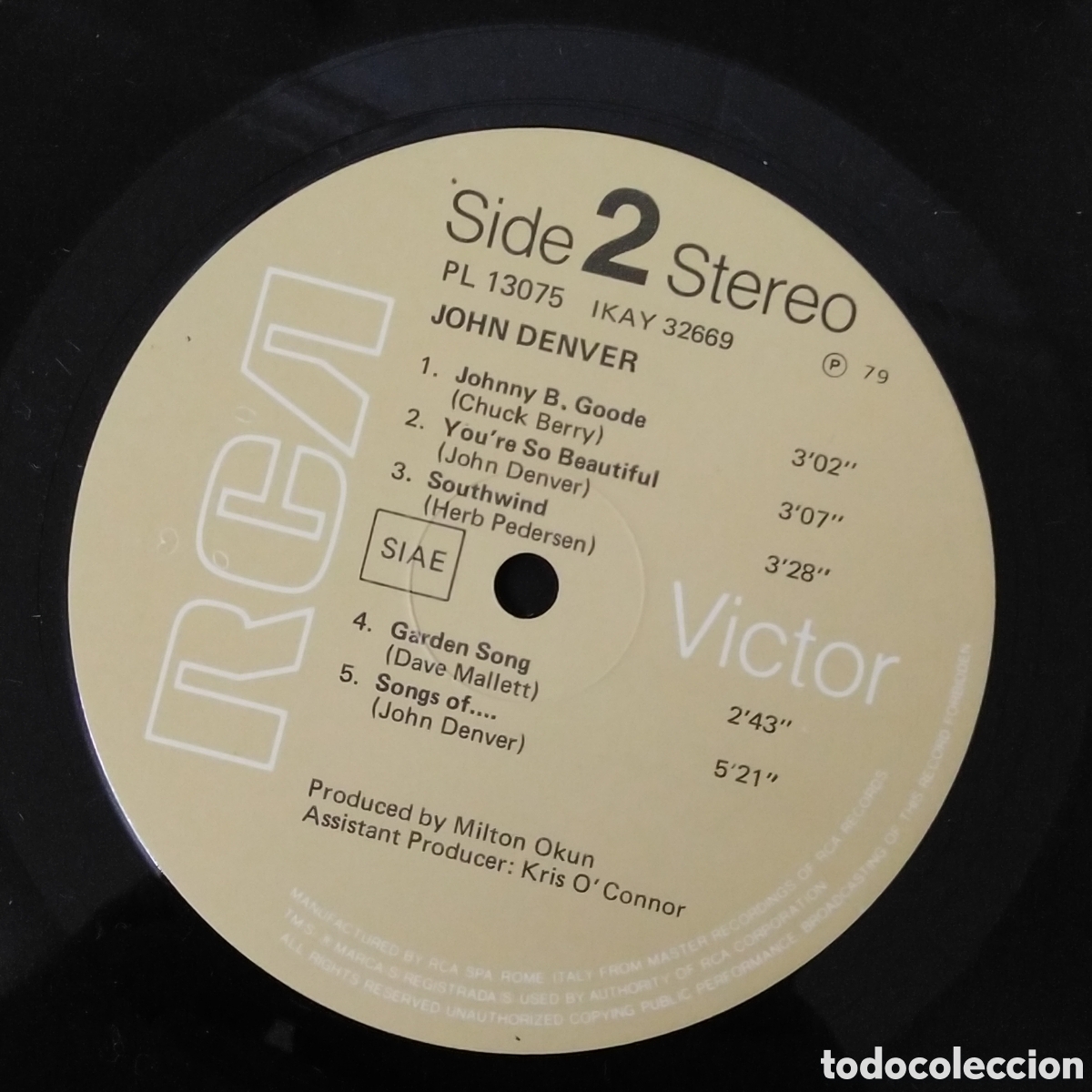 Discos de vinilo: JOHN DENVER - JD - LP - 1979 - FUNDA INTERIOR CON LETRAS - Foto 7