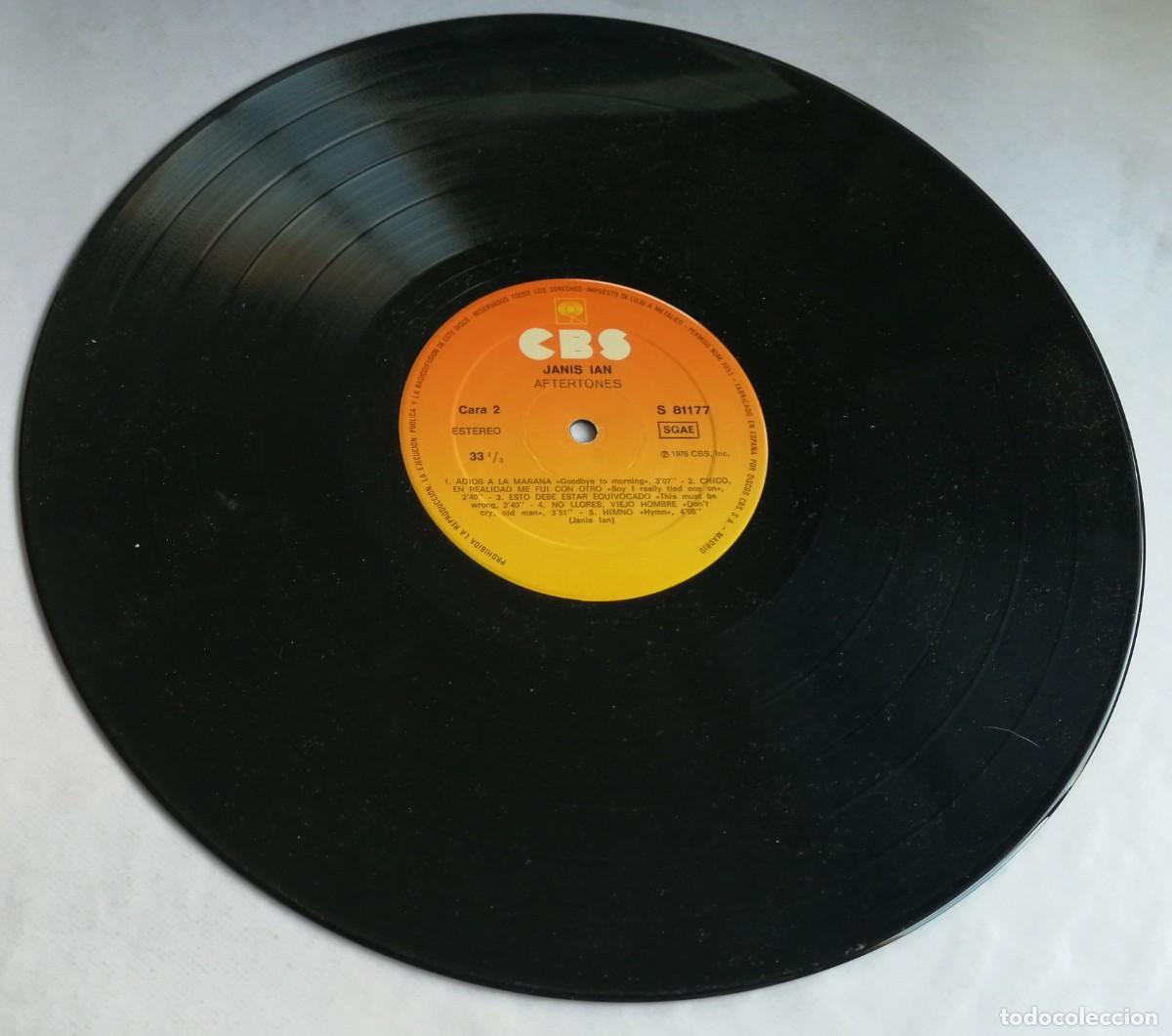 Discos de vinilo: Janis Ian, Aftertones, CBS S 81177 - Foto 3