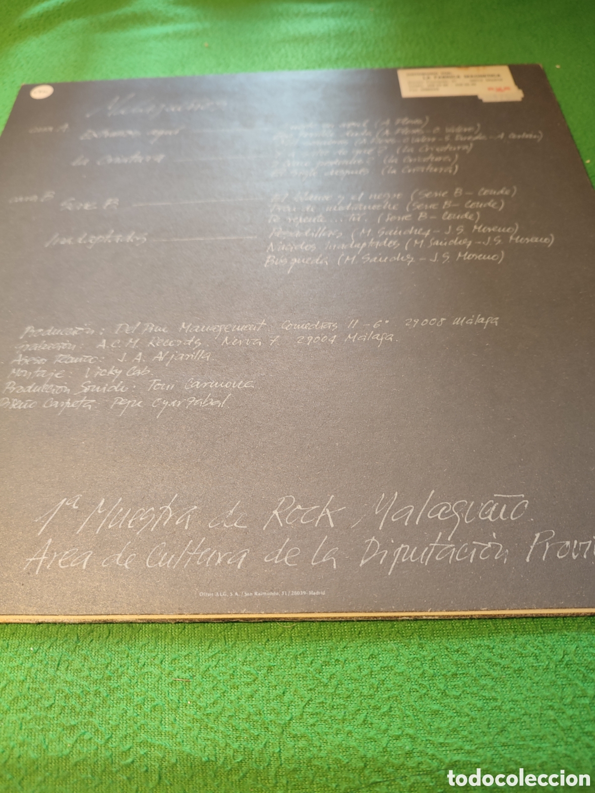 Discos de vinilo: Malague&ntilde;os -Con 4 grupos de M&aacute;laga - Foto 2