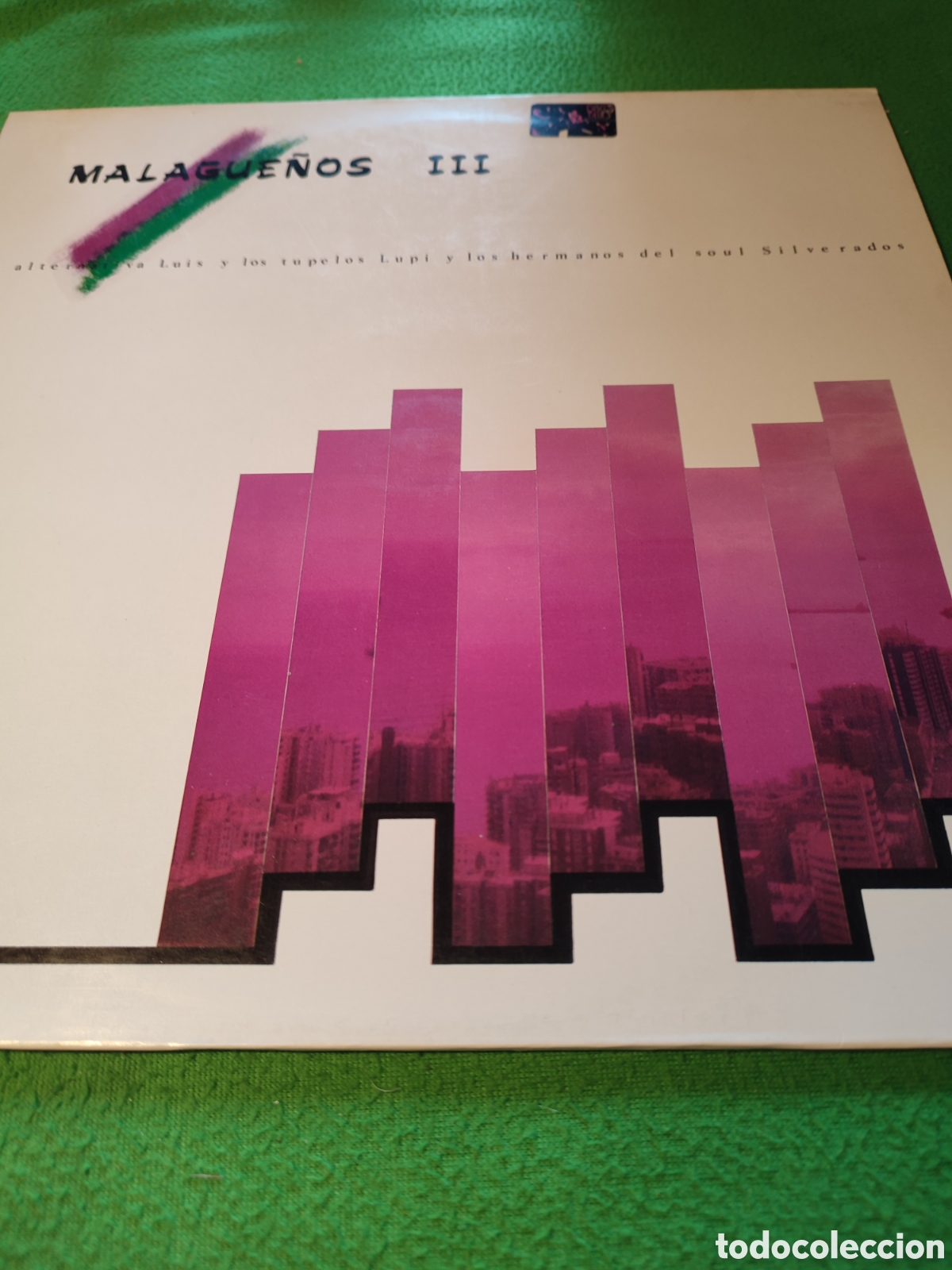 Discos de vinilo: Malague&ntilde;os III - Con cuatro de M&aacute;laga - Foto 1