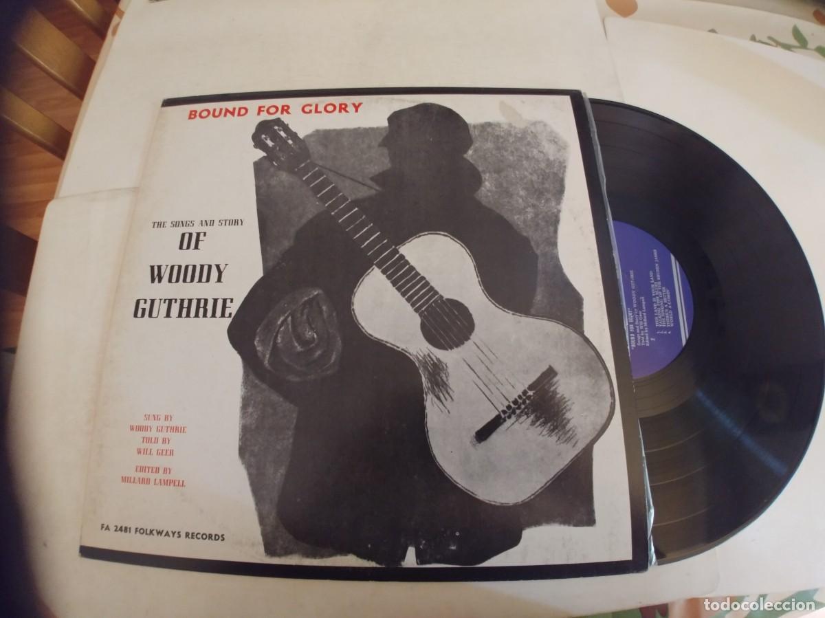 Discos de vinilo: WOODY GUTHRIE-LP BOUND FOR GLORY - Foto 1