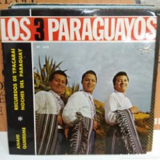 Discos de vinilo: LOS 3 PARAGUAYOS - ANAHI / QUIEREME / RECUERDOS DE YPACARAI / NOCHES DEL PARAGUAY (7”, EP)