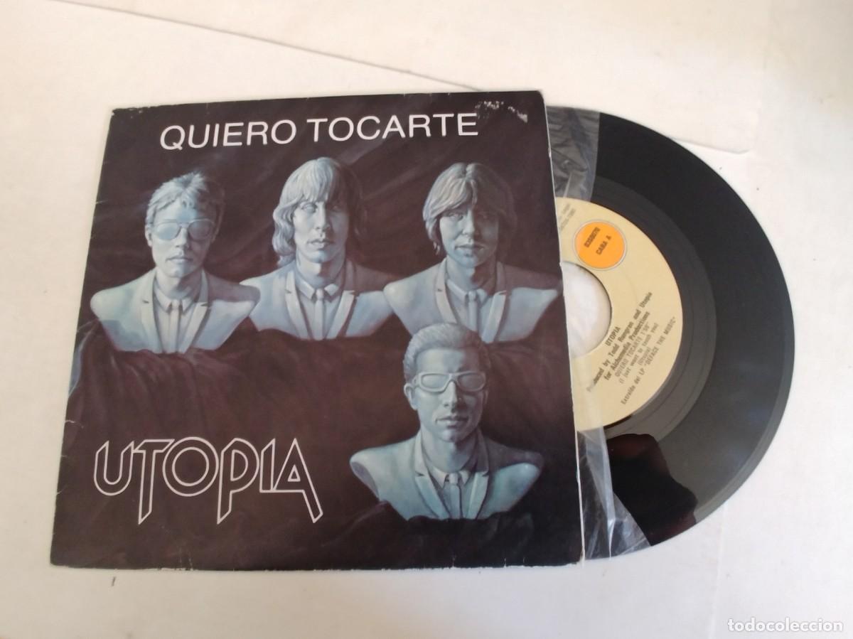 Discos de vinilo: UTOPIA-SINGLE QUIERO TOCARTE - Foto 1