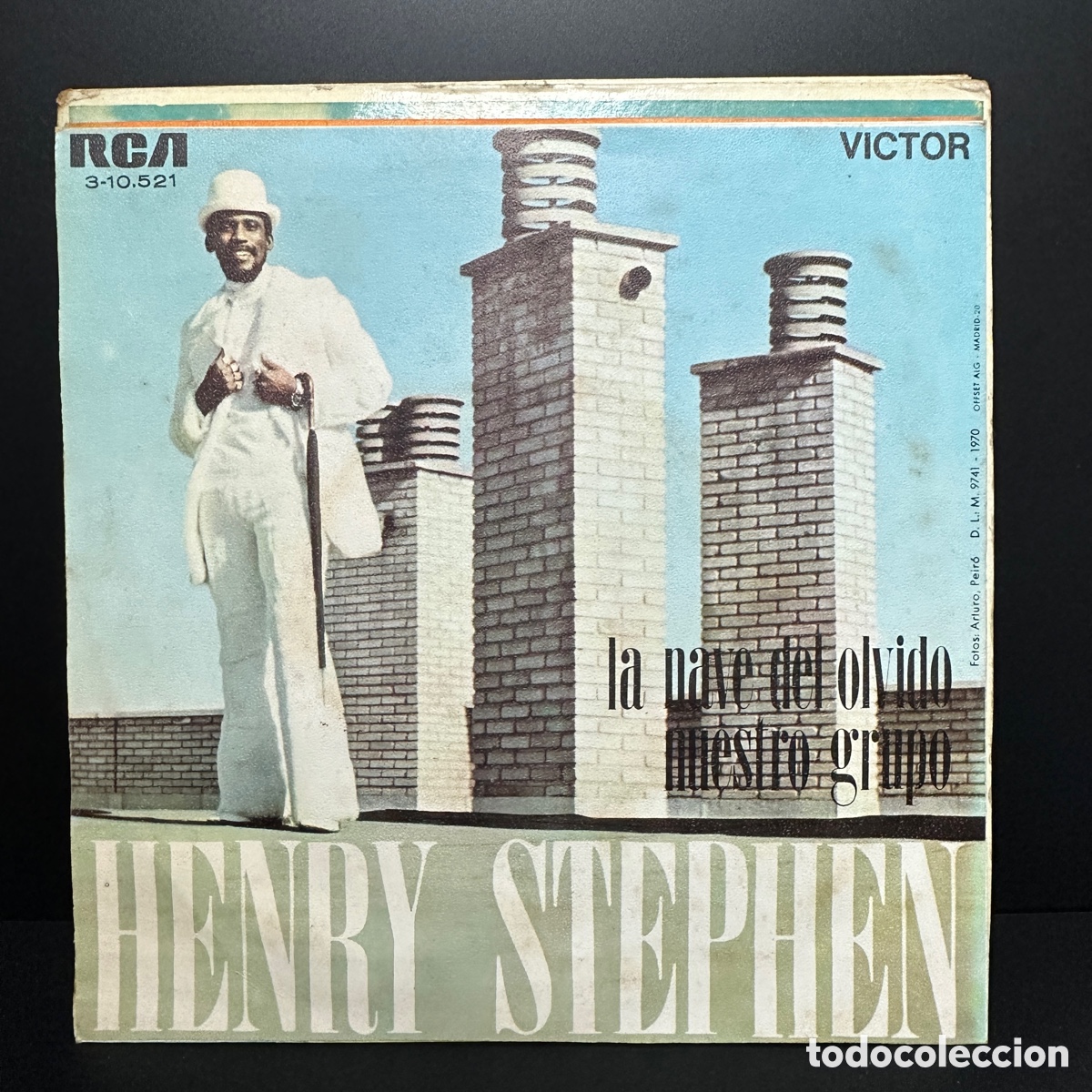Discos de vinilo: Henry Stephen - La Nave Del Olvido (7&rdquo;, Single) - Foto 2