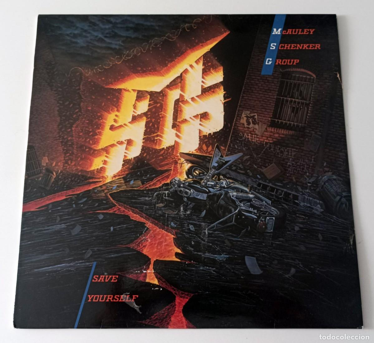 Discos de vinilo: LP M.S.G. (McAULEY SCHENKER GROUP) - SAVE YOURSELF - Foto 1