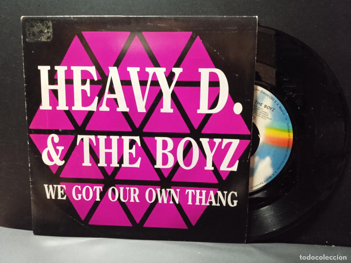 Discos de vinil: HEAVY D.& THE BOYZ WE GOT OUR OWN THANG single spain 1989 promo pepeto