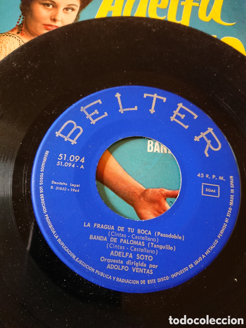 Discos de vinilo: Adelfa Soto - La fragua de tu boca - Foto 4