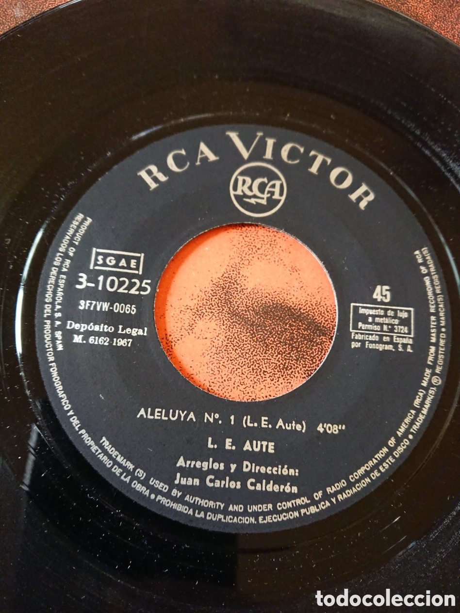 Discos de vinilo: Aute - Aleluya n 1 - Foto 3