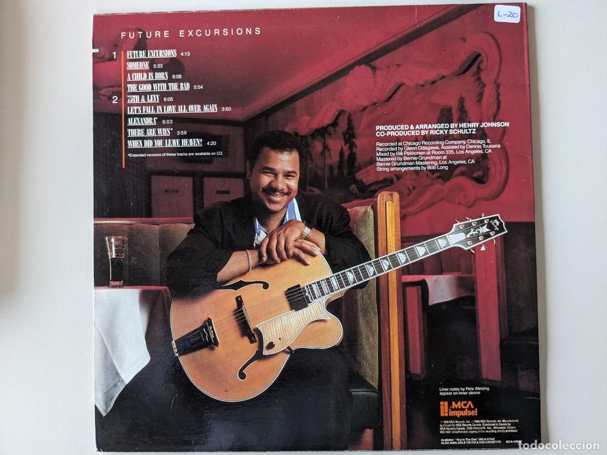 Discos de vinilo: L20 HENRY JOHNSON - FUTURE EXCURSIONS - 1987 LP VINILO - Foto 2