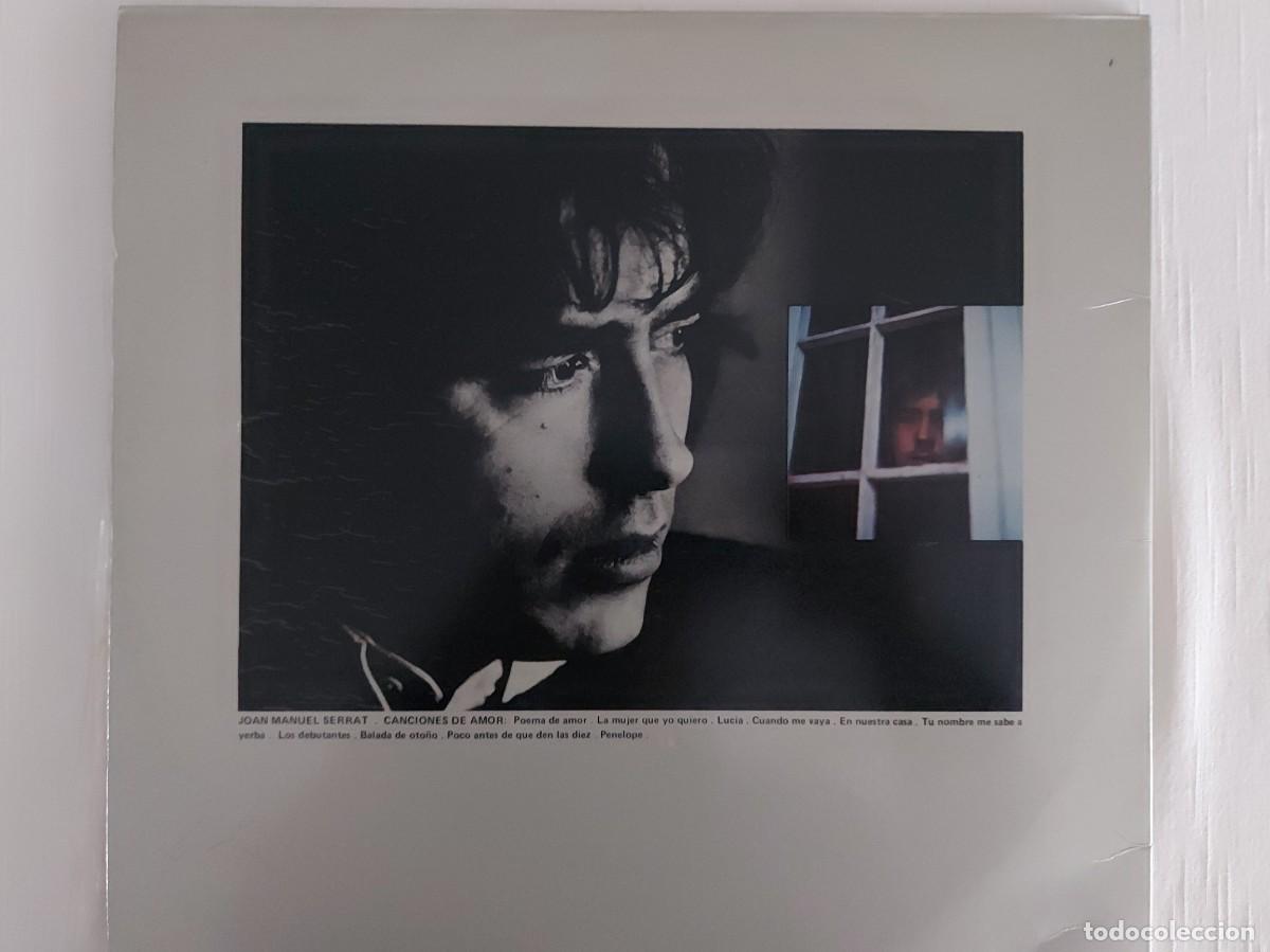 Discos de vinilo: LP Joan Manuel Serrat. Canciones de amor - Foto 3