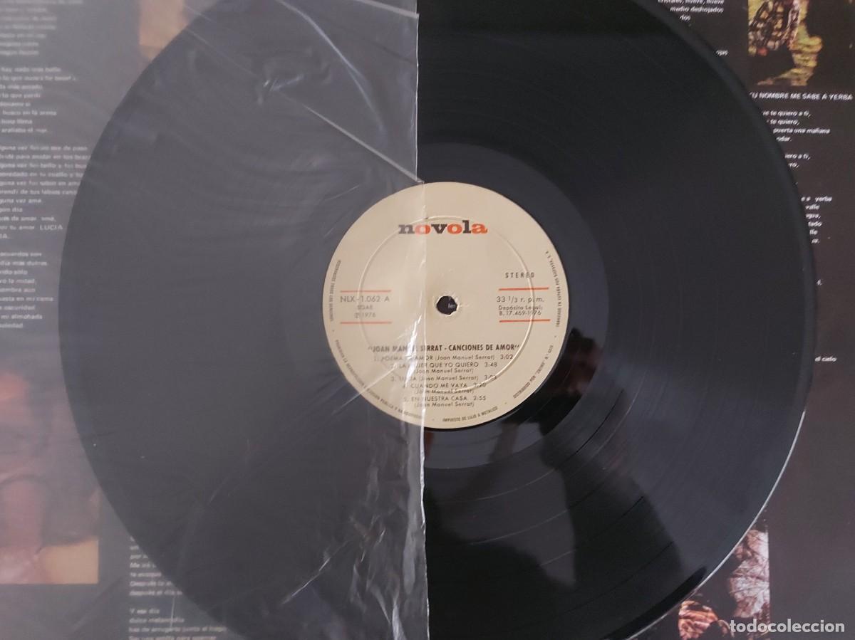 Discos de vinilo: LP Joan Manuel Serrat. Canciones de amor - Foto 4