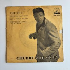 Discos de vinilo: CHUBBY CHECKER E.P. THE FLY LA VOZ DE SU AMO 7TK1916 7 EPL13712 45 RPM 1962