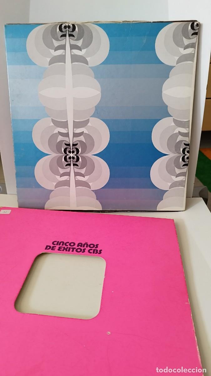 Discos de vinilo: Cinco a&ntilde;os de &eacute;xitos CBS,3 lps - Foto 7