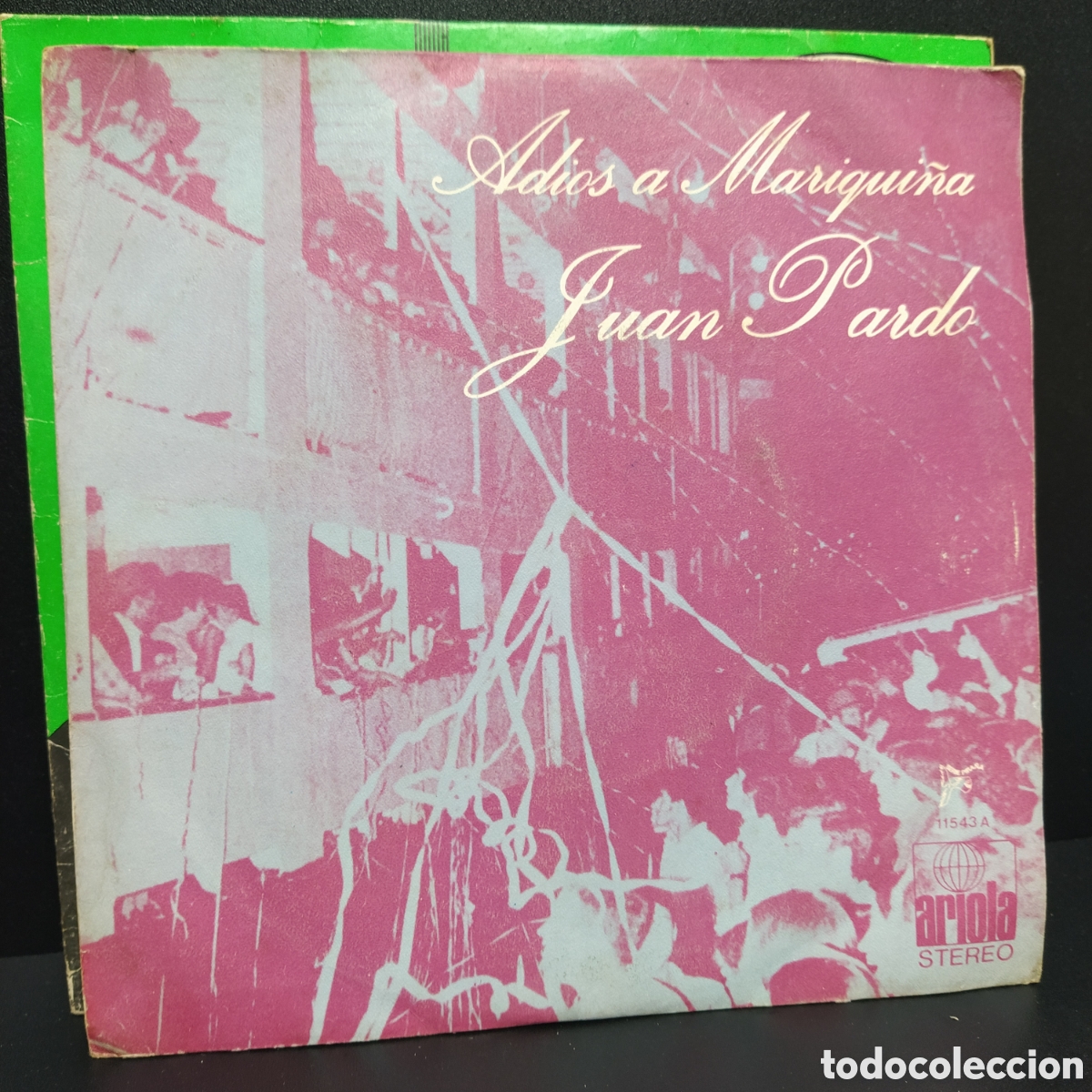 Discos de vinilo: Juan Pardo - Adios A Mariqui&ntilde;a (7&rdquo;, Single) - Foto 1