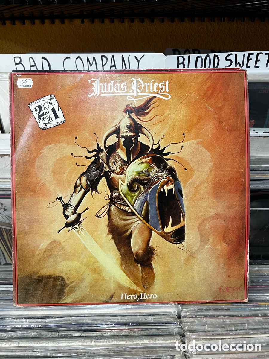 Discos de vinilo: Judas Priest Hero, hero - Foto 1