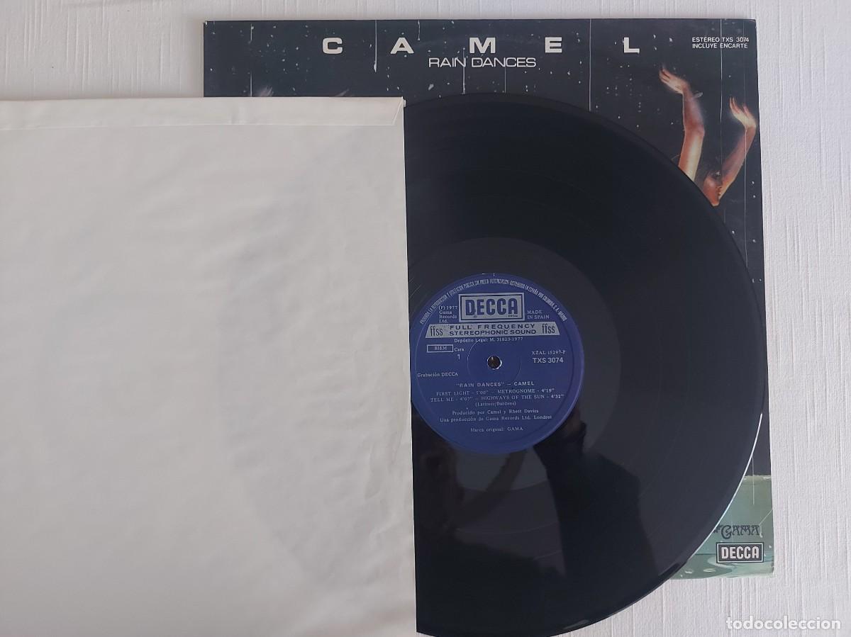 Discos de vinilo: LP Camel. Rain Dances - Foto 3