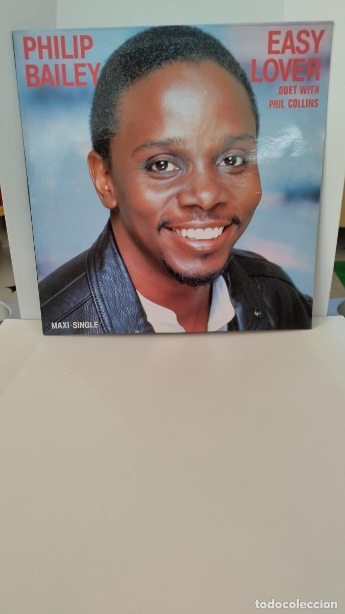 Discos de vinilo: PHILIP BAILEY EASY LOVER DUET WITH PHIL COLLINS.Vinilo MAXI - Foto 1