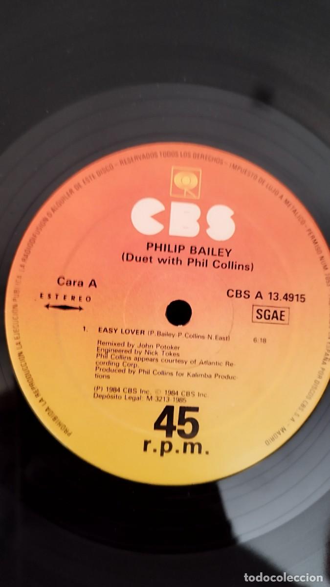 Discos de vinilo: PHILIP BAILEY EASY LOVER DUET WITH PHIL COLLINS.Vinilo MAXI - Foto 2