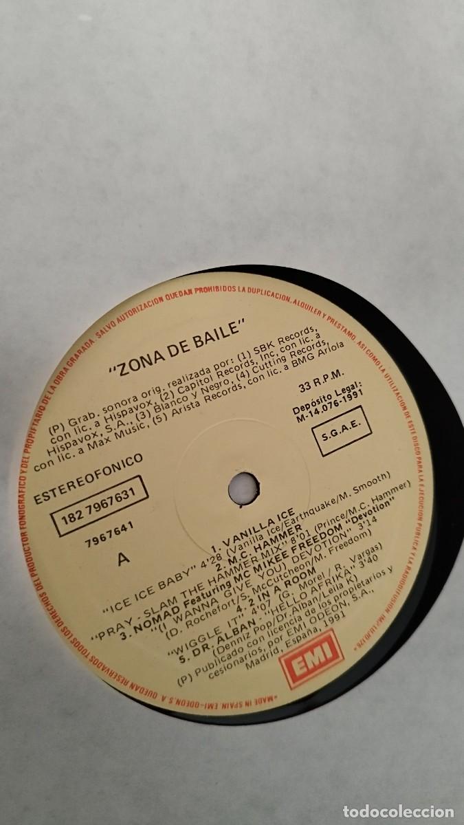 Discos de vinilo: Varios &ndash;Zona De Baile.Vinilo doble Lp - Foto 2