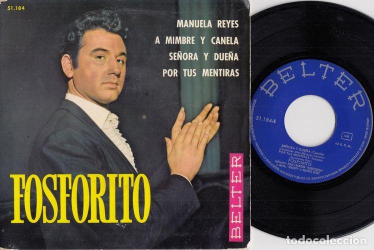 Discos de vinilo: FOSFORITO - MANUELA REYES - EP DE VINILO - C-14 - Foto 1