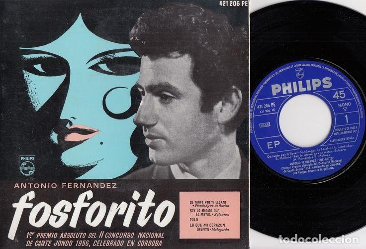 Discos de vinilo: FOSFORITO - DE TANTO POR TI LLORAR - EP DE VINILO