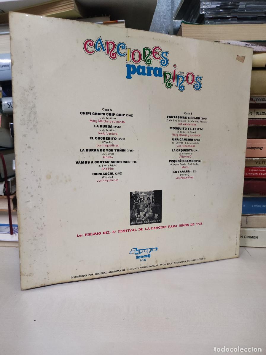 Discos de vinilo: Canciones Para Ni&ntilde;os - Foto 2