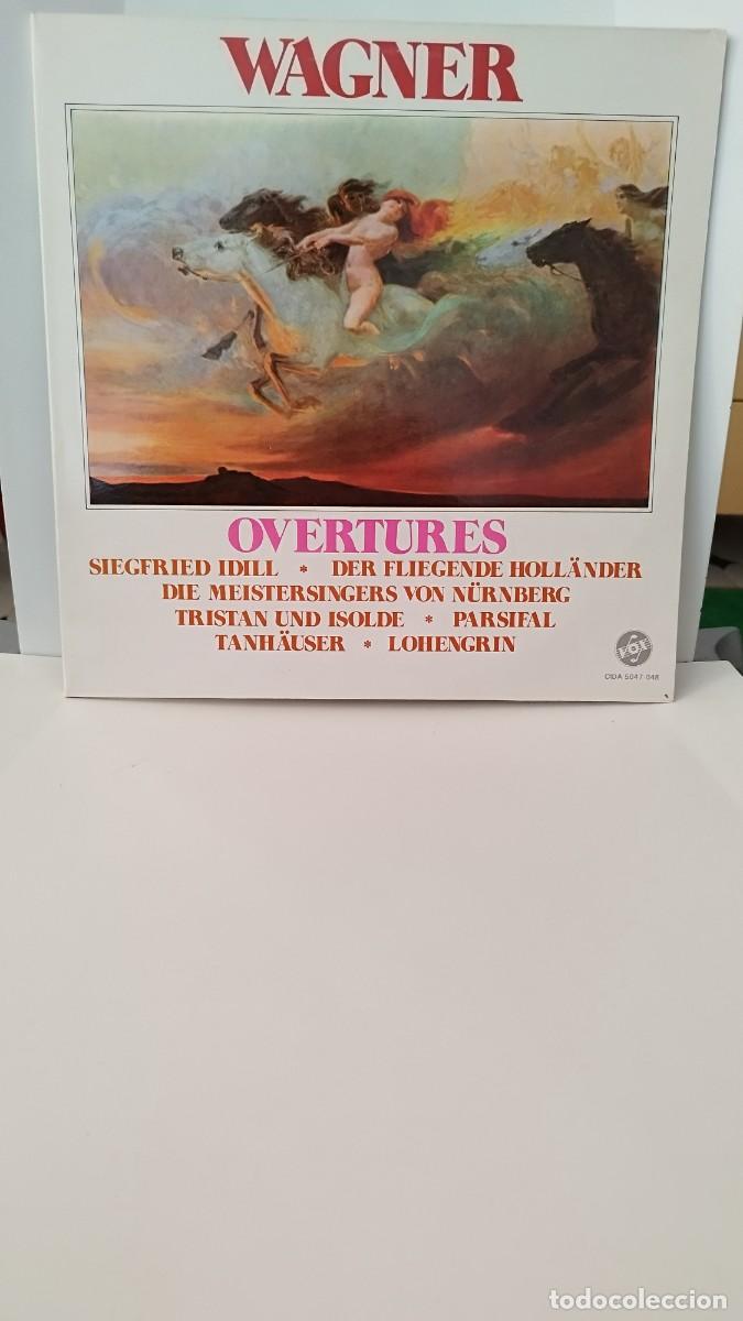 Disques de vinyle: WAGNER OVERTURES. SIEGFRIED IDILL,DER FLIEGENDE HOLL&Auml;NDER DIE Menesteres VON N&Uuml;RNBERG.Vinilo Lp