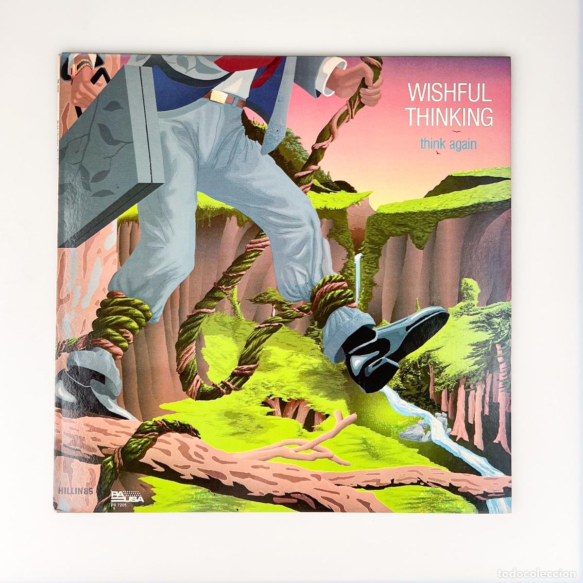 Discos de vinilo: LP. Wishful Thinking. Think Again (VG/VG+) - Foto 1