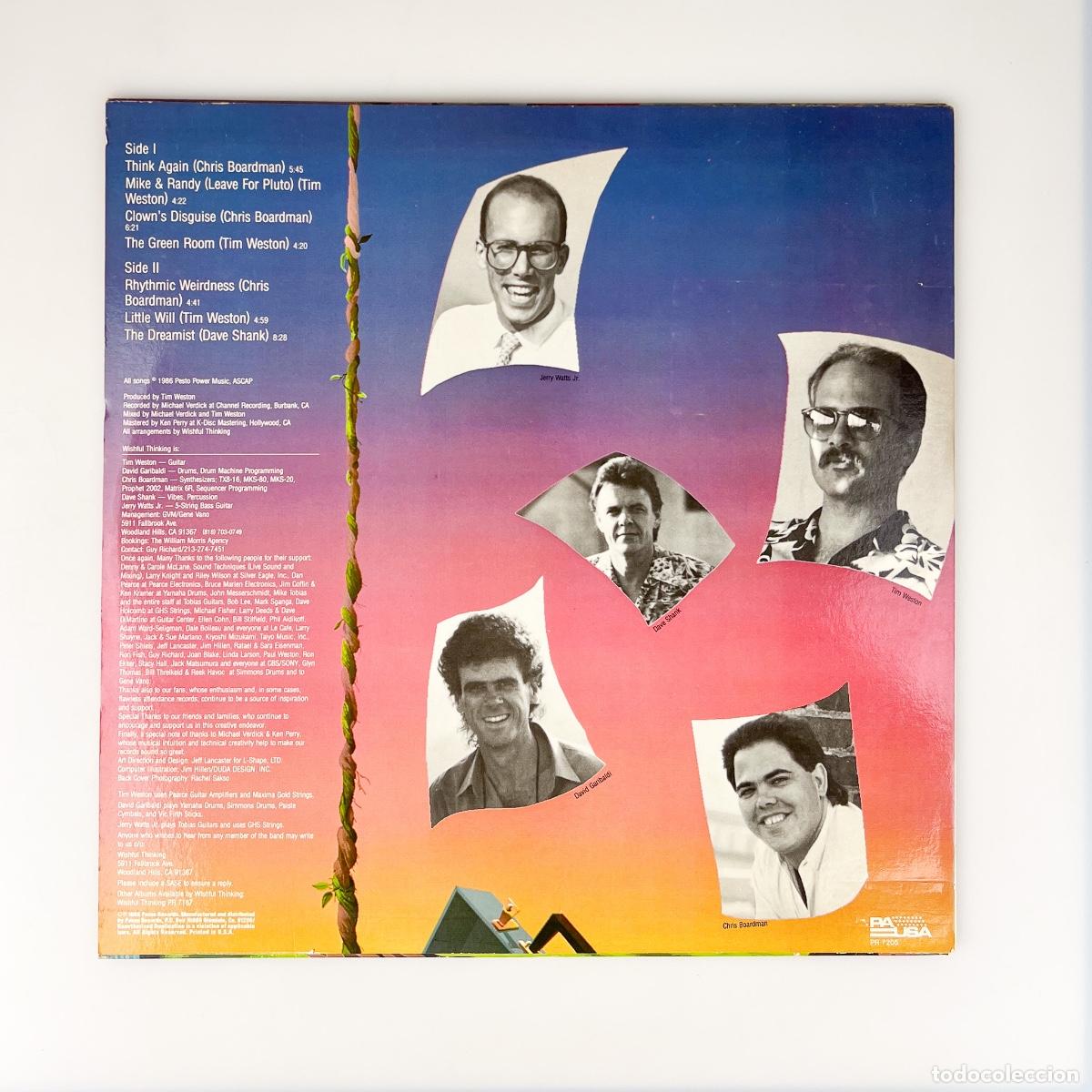 Discos de vinilo: LP. Wishful Thinking. Think Again (VG/VG+) - Foto 2