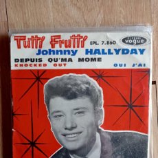 Discos de vinilo: JOHNNY HALLYDAY - TUTTI FRUTTI (7”, EP) 1961