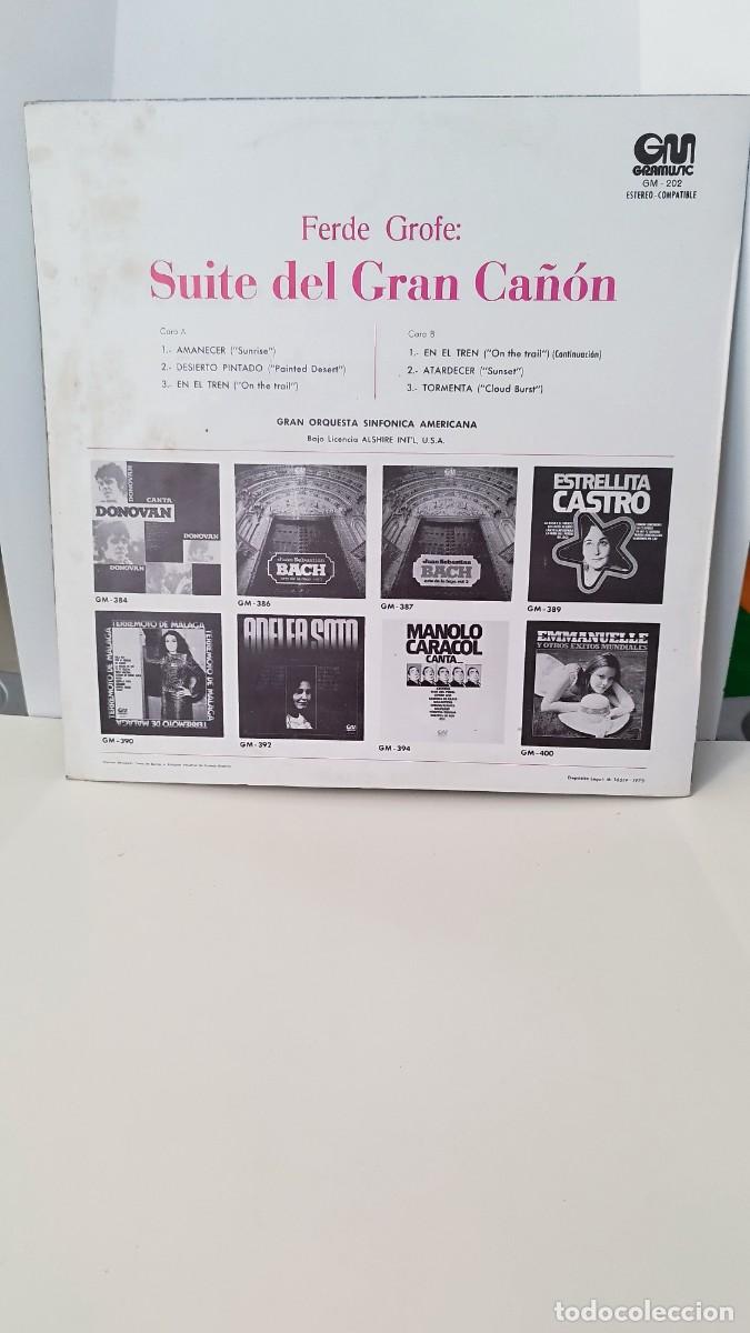 Discos de vinilo: Ferde Grofe &ndash; Suite Del Gran Ca&ntilde;&oacute;n.Vinilo Lp - Foto 3
