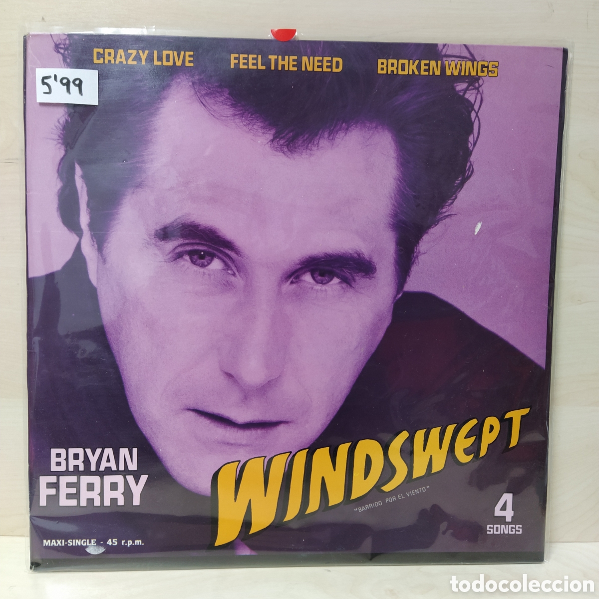 Discos de vinilo: Bryan Ferry - Windswept (12&rdquo;, Maxi) - Foto 1