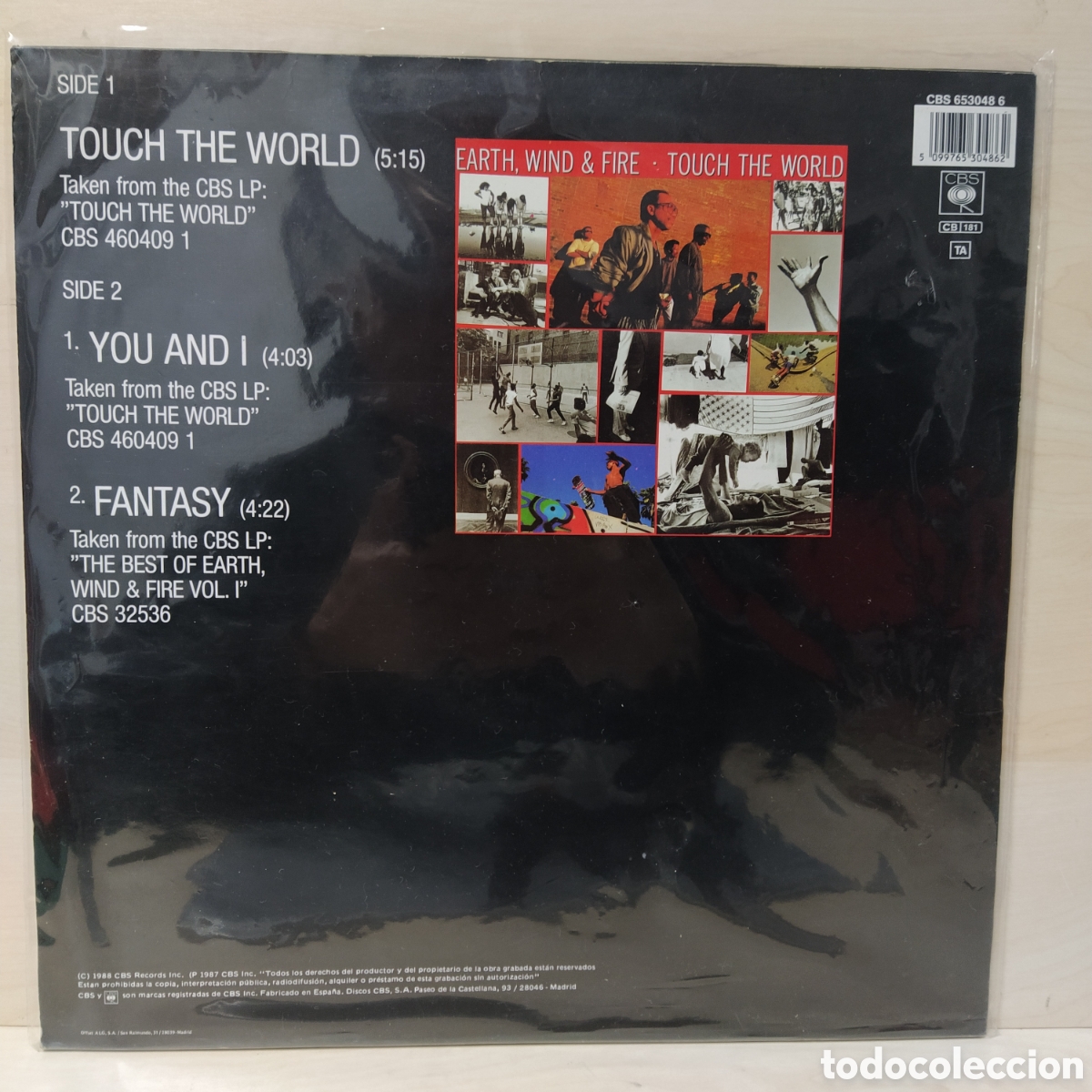 Discos de vinilo: Earth, Wind & Fire - Touch The World (12&rdquo;) - Foto 2