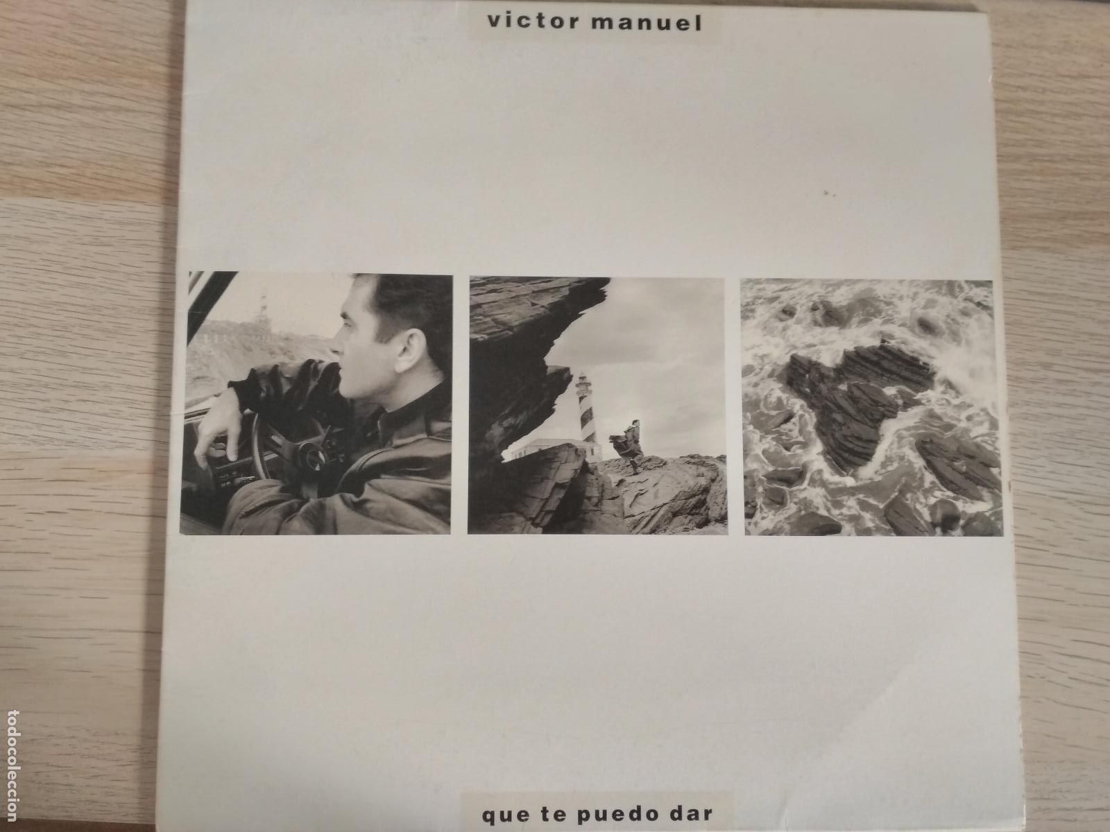 Discos de vinilo: victor manuel, que te puedo dar,1988 - Foto 3