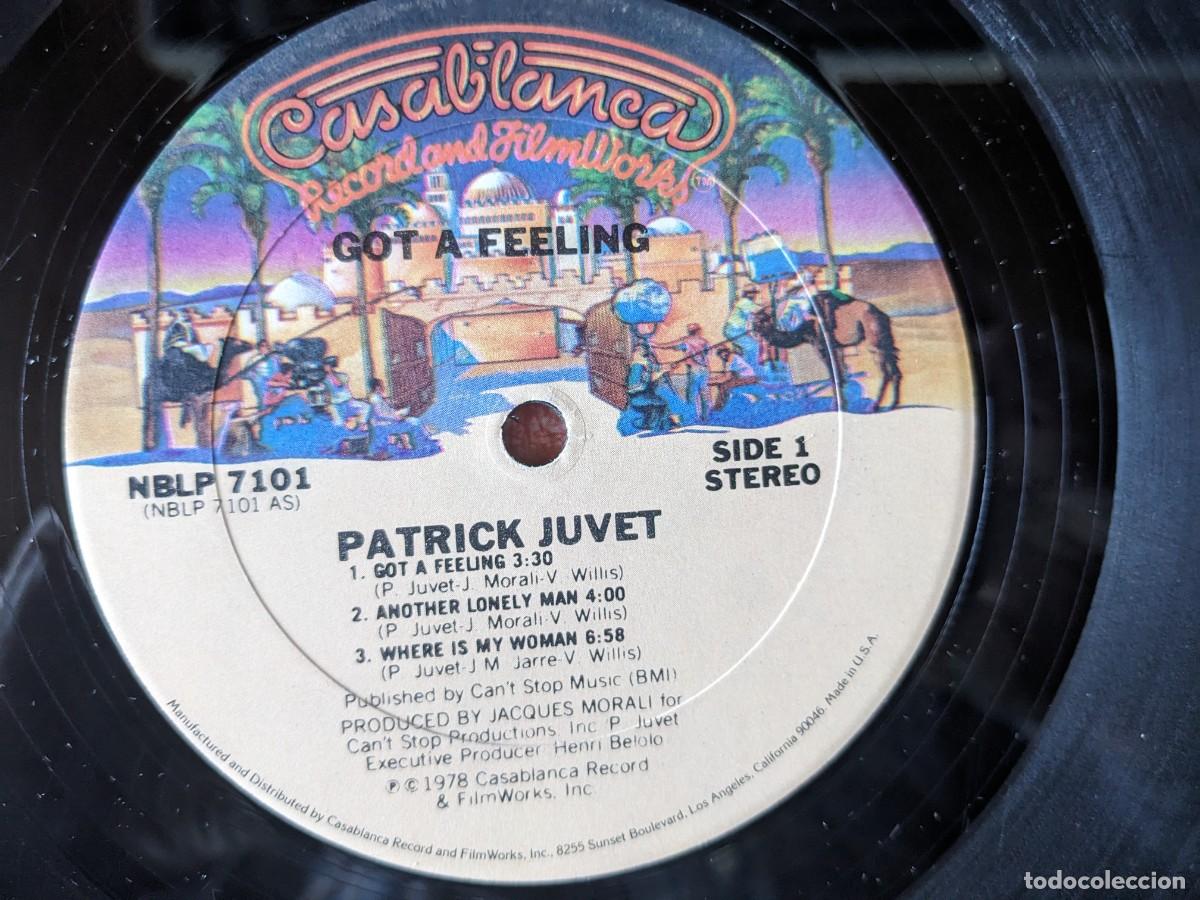 Discos de vinilo: L50 PATRICK JUVET - GOT A FEELING - LP VINILO 1978 - Foto 2