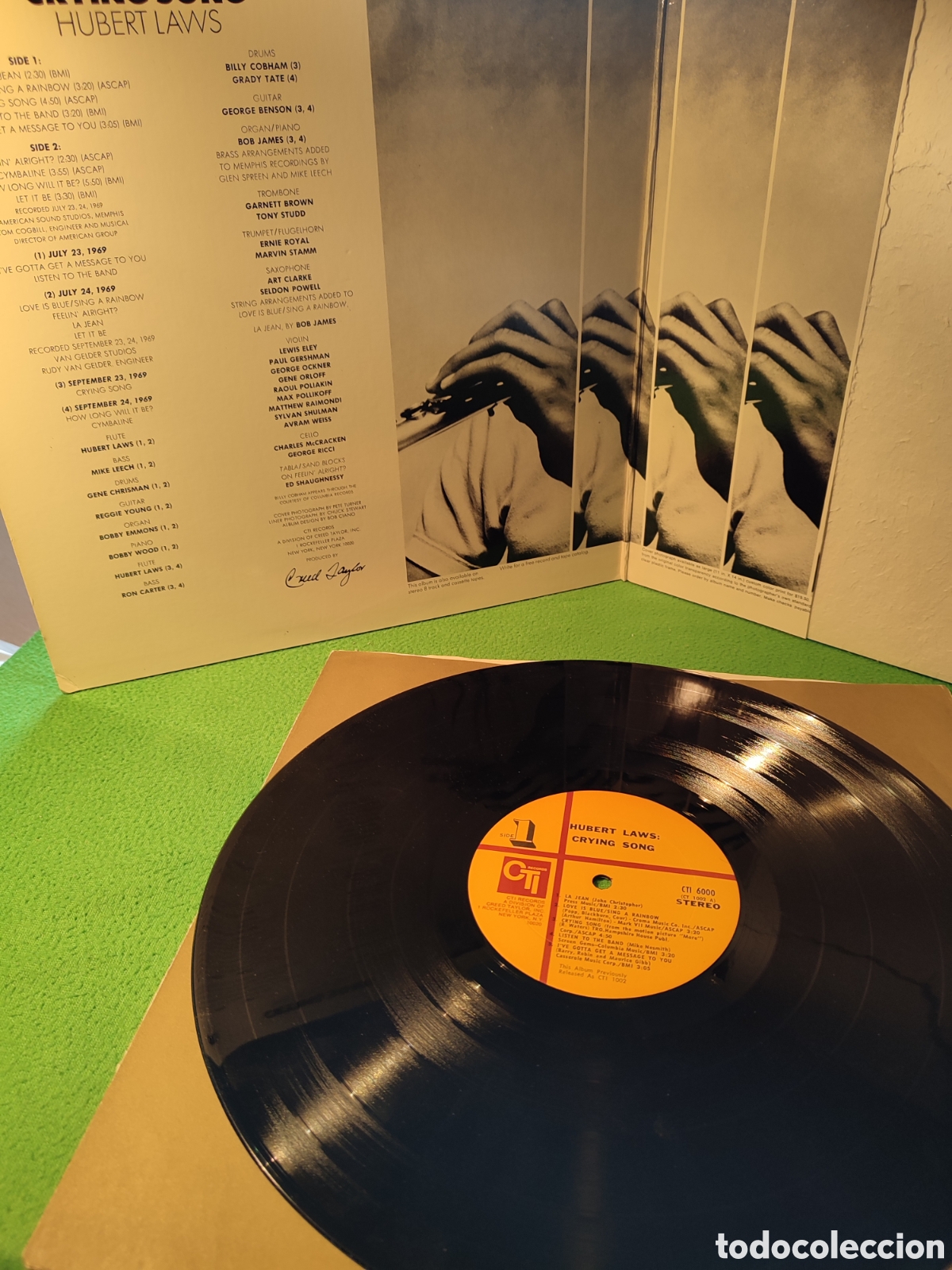 Discos de vinilo: Hubert Laws - Crying song - Foto 2