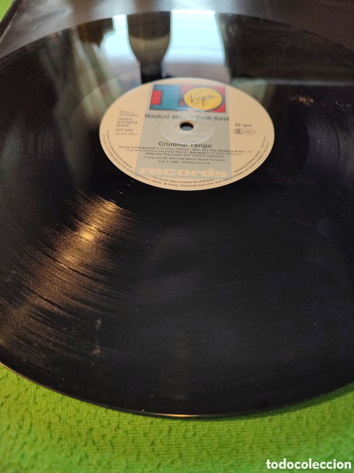 Discos de vinilo: Manfred Mann Earth Band - Criminal tango - Foto 3