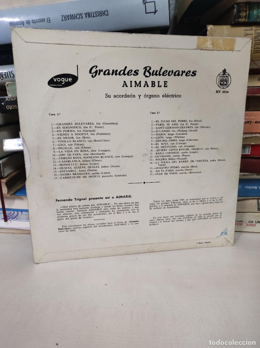 Discos de vinilo: Aimable &ndash; Grandes Bulevares - Foto 2