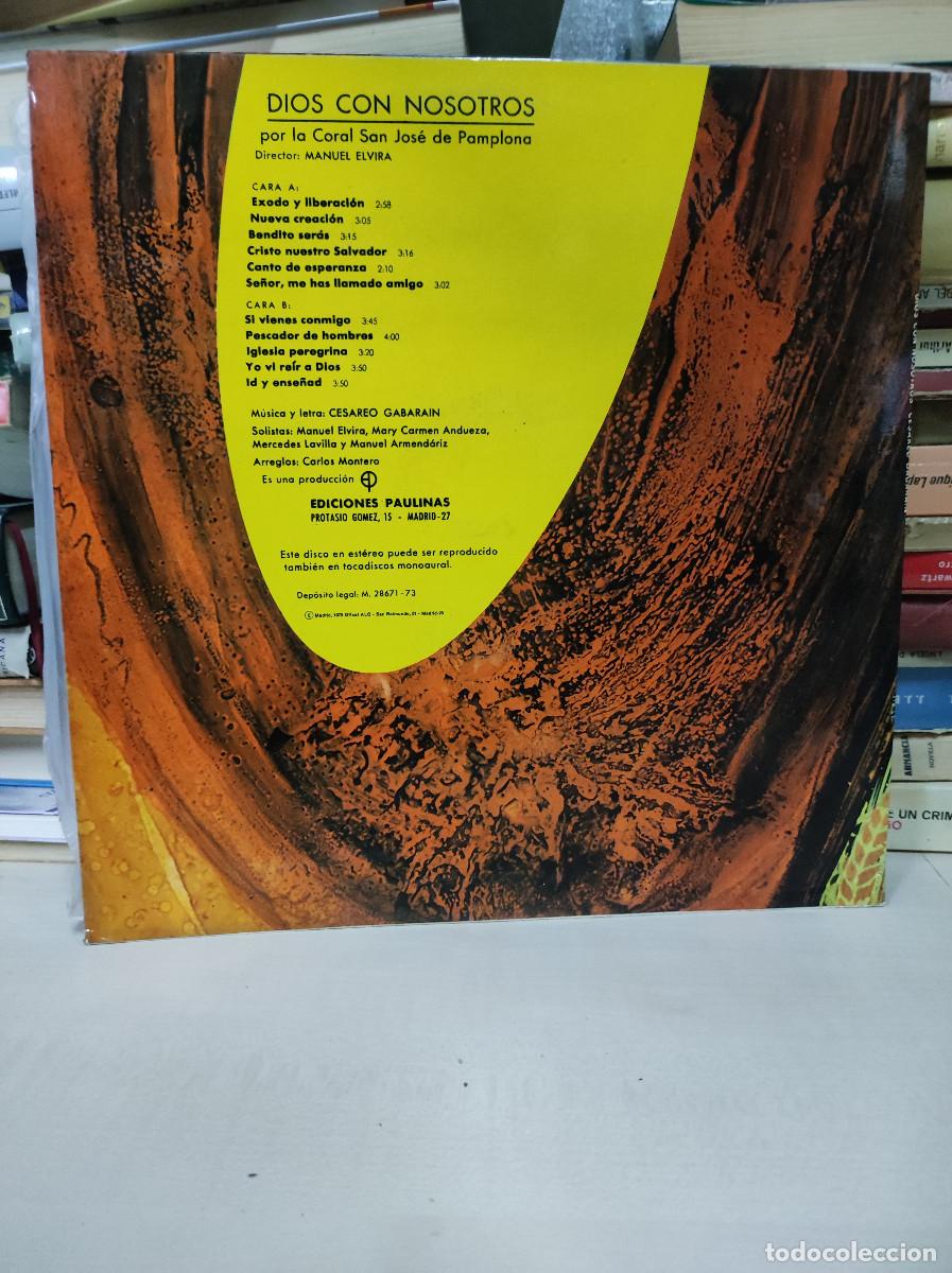 Discos de vinilo: Cesareo Gabarain &ndash; Dios Con Nosotros - Foto 2
