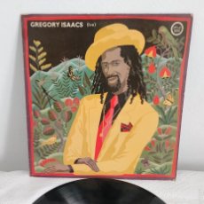 Discos de vinilo: GREGORY ISAACS / LIVE IN LONDON 1982 - REGGAE GREATS / 1985 ISLAND RECORDS - LP RAREZA