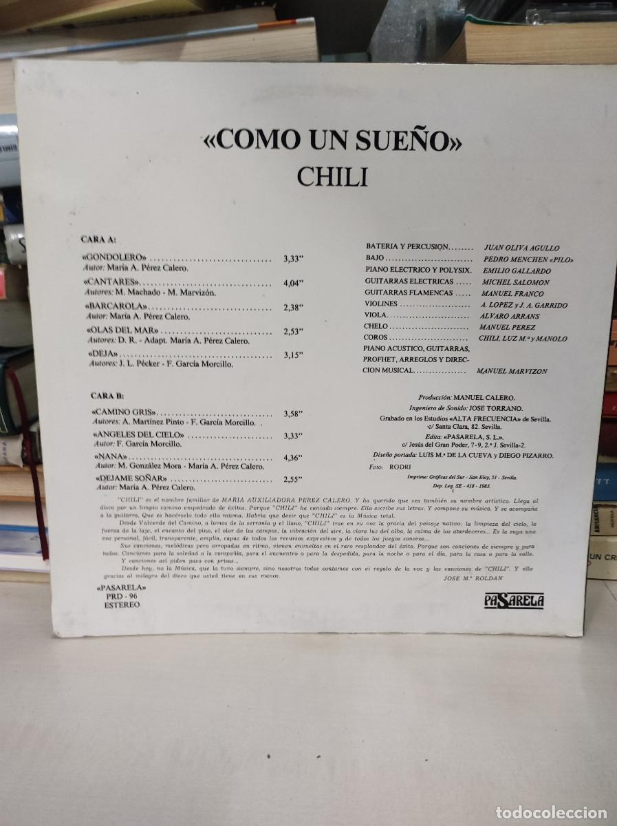 Discos de vinilo: CHILI COMO UN SUE&Ntilde;O VINILO - Foto 2